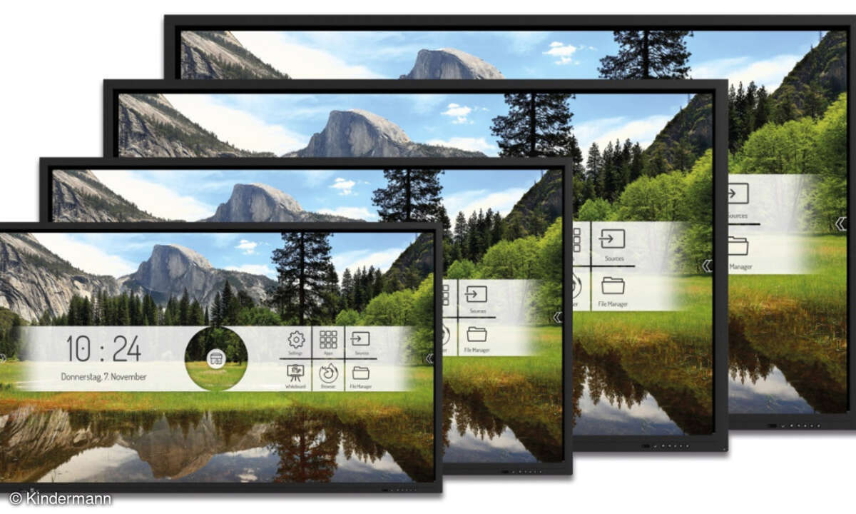 Kindermann präsentiert auf der ISE 2020 seine erste eigene Touchdisplay-Serie