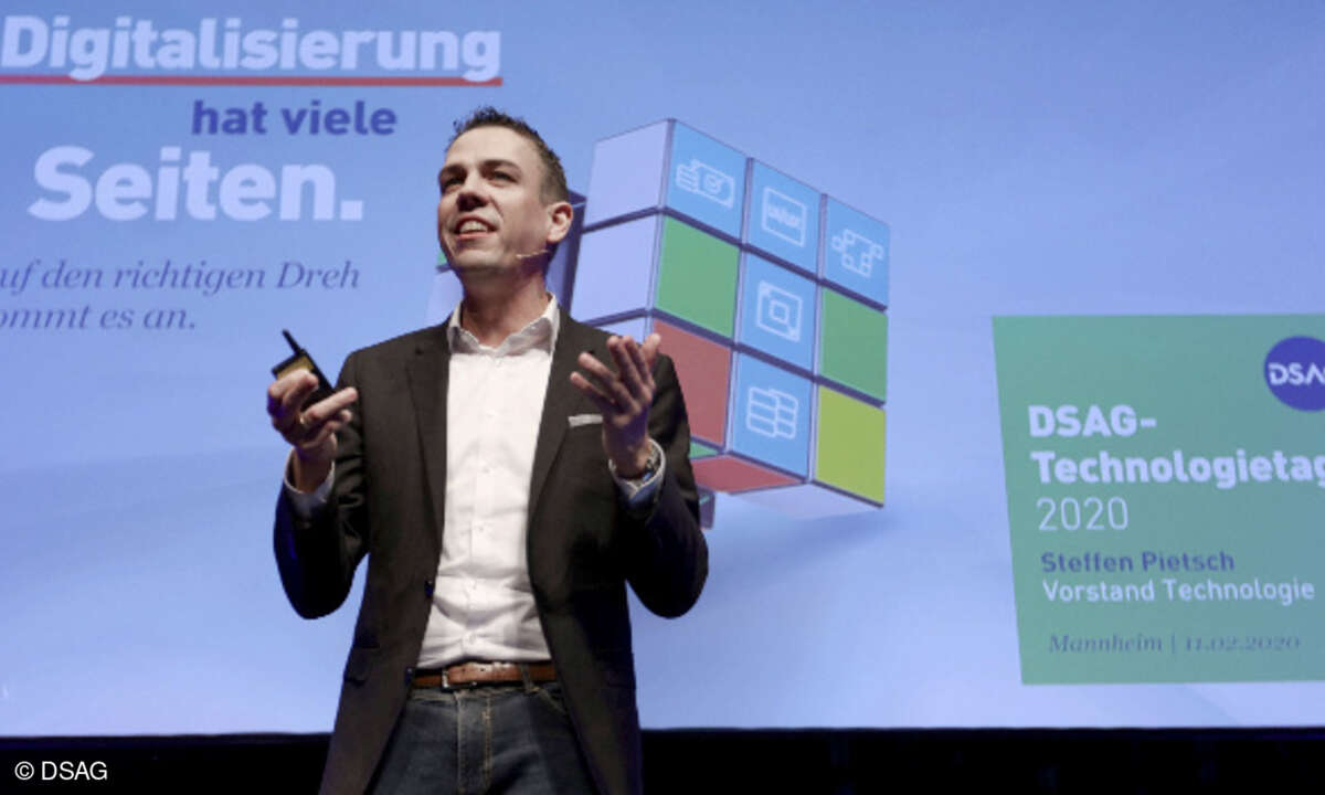 Steffen Pietsch, Technologievorstand der Deutschsprachigen SAP-Anwendergruppe e.V. (DSAG)