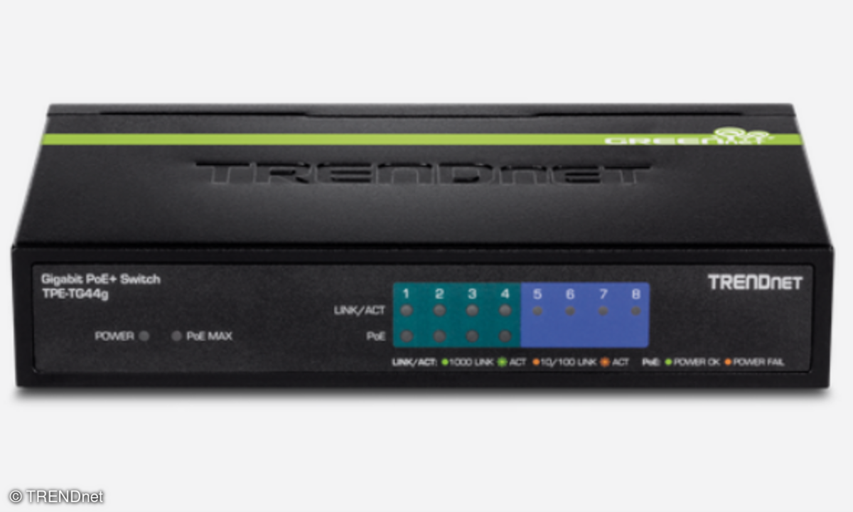 8-Port Gigabit PoE+ Switch TPE-TG44g  trendnet