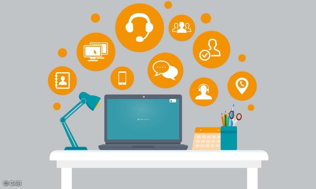 Homeoffice-Arbeitsplatz