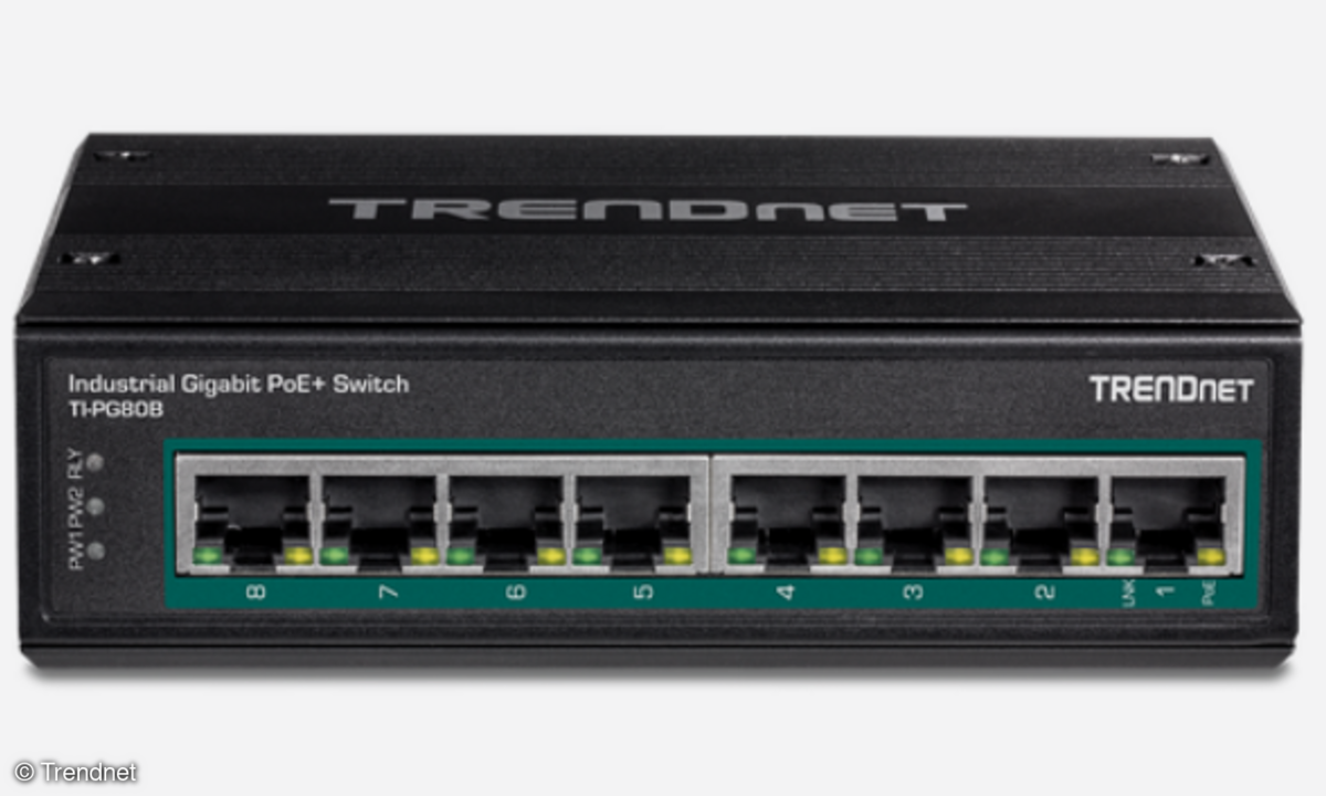 8-Port Gigabit PoE+ DIN-Rail Switch TI-PG80B