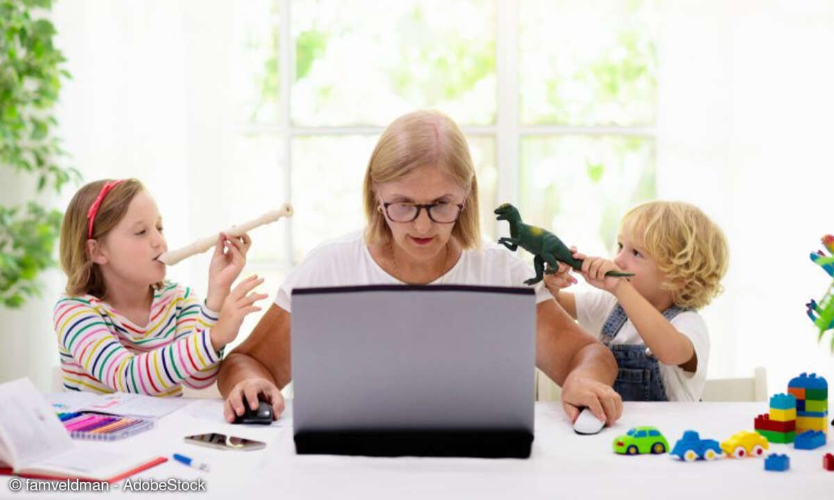 Heimarbeit mit Kindern
