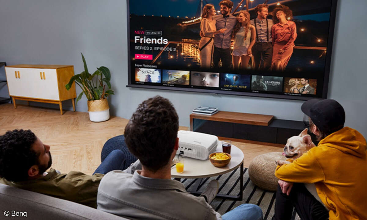 Der WLAN-Beamer »Benq TK810« bietet echte 4K-UHD-Auflösung