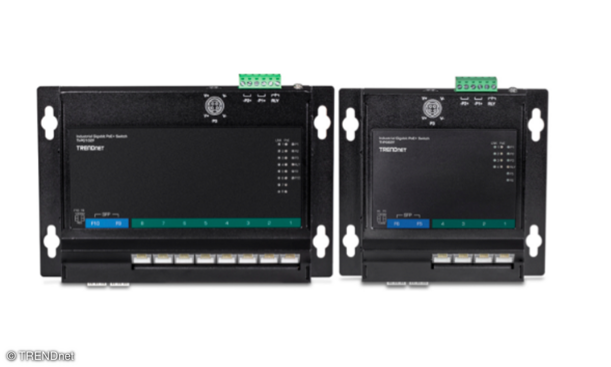 Trendnet Industrie-Switche TI-PG102F und TI-PG62