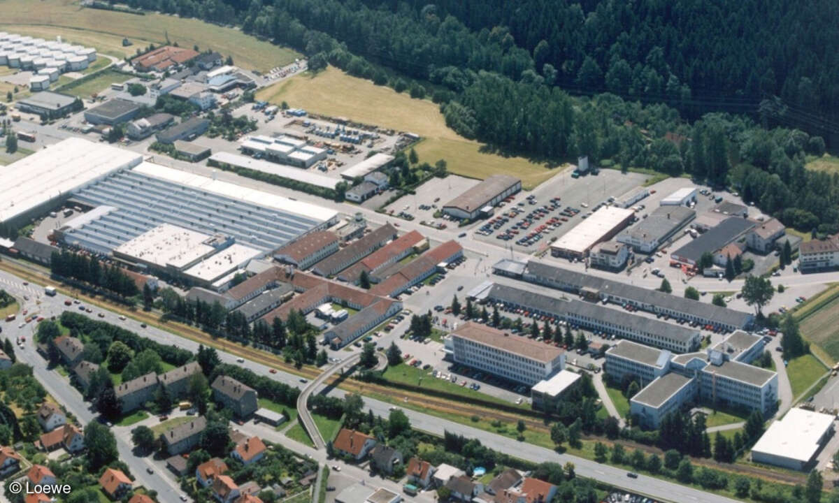 Das TV-Werk von Loewe im fränkischen Kronach