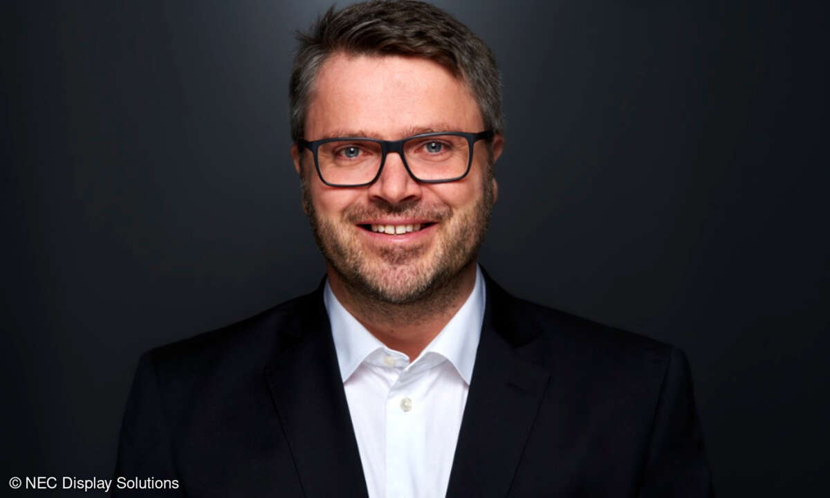Andy Niemann, General Manager Sales DACH NEC Display Solutions