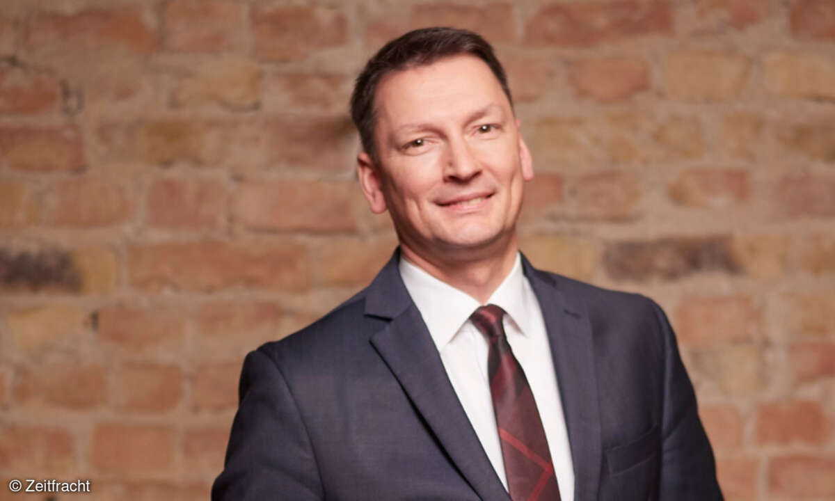 Dominik Wiehage, CEO der Zeitfracht-Gruppe