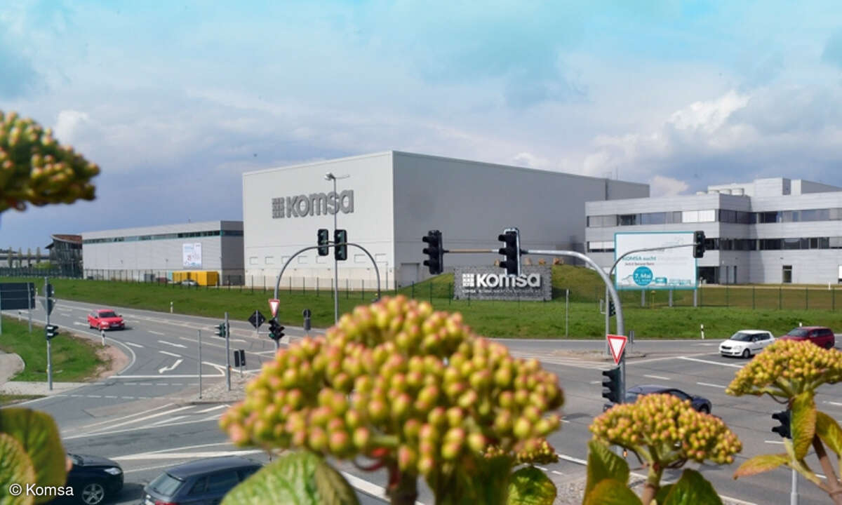 Komsa-Zentrale im sächsischen Hartmannsdorf