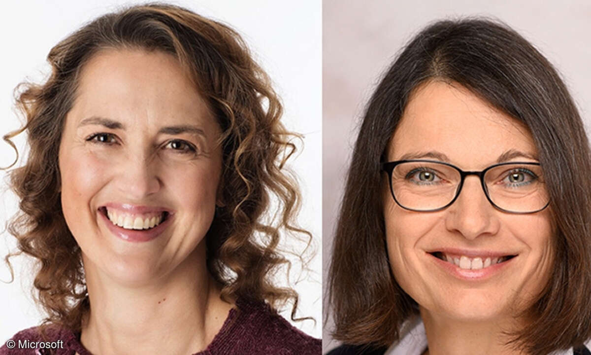 Antje Kickey und Elke Thoma, Microsoft