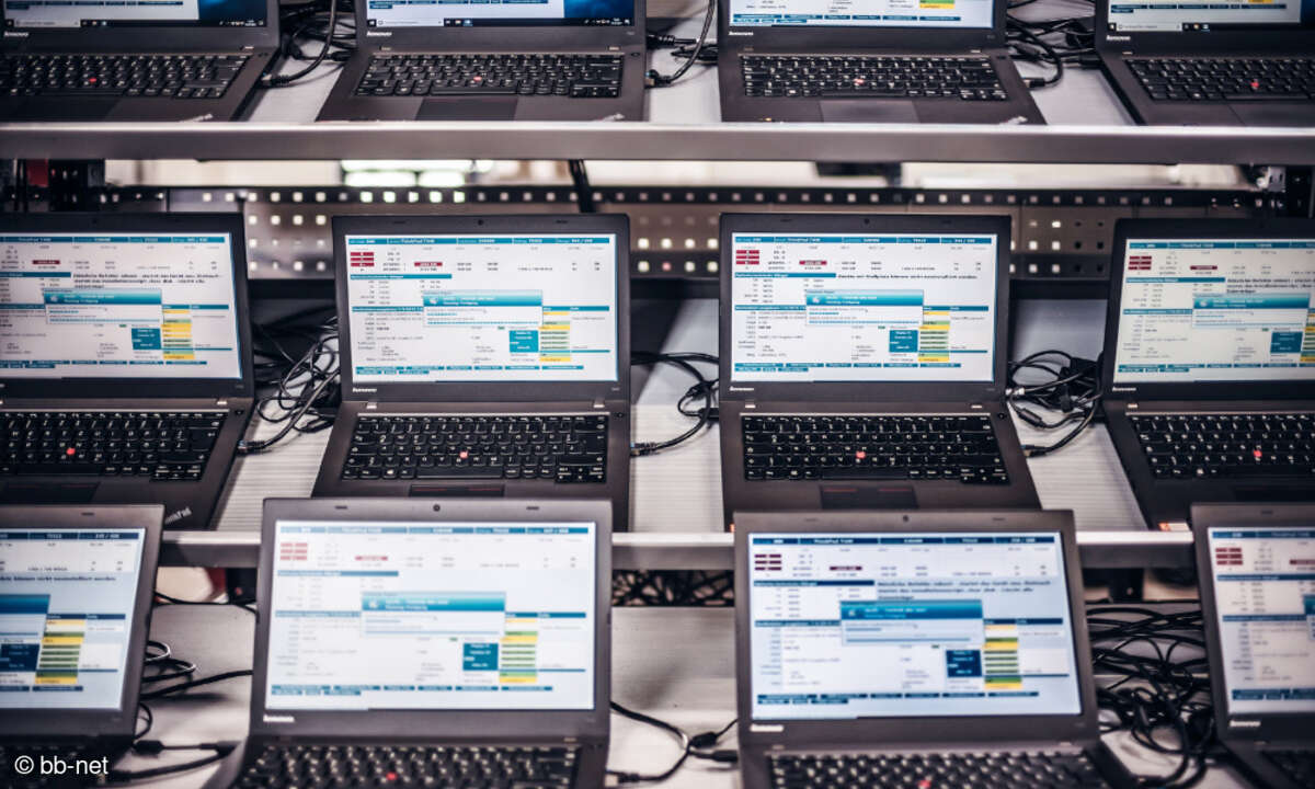 Refurbishment-Prozess bei bb-net