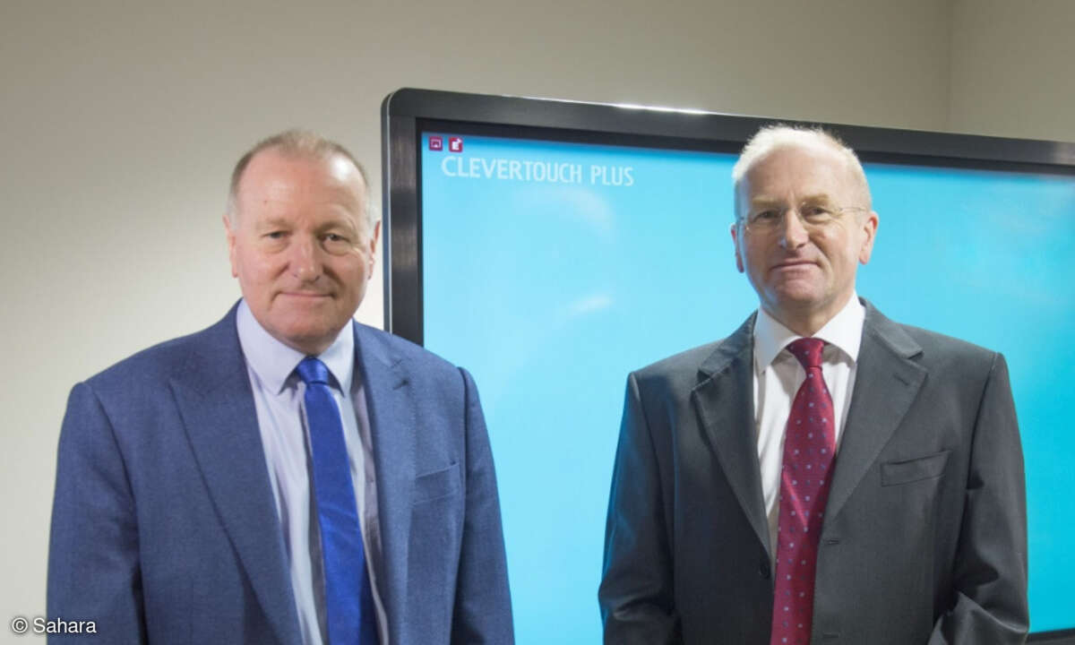 Das Sahara-Gründerteam Kevin Batley and Nigel Batley (von links)