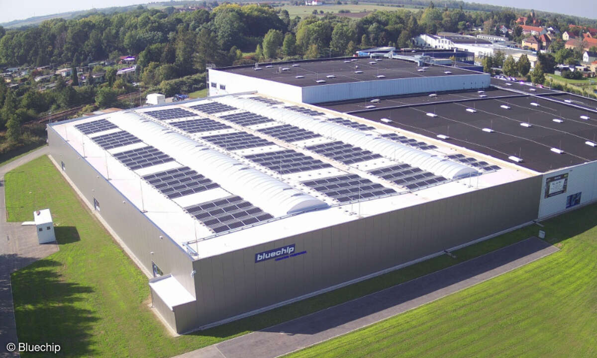 Bluechip investiert in die Erweiterung der Produktionshallen und des Logistikcenters in Meuselwitz