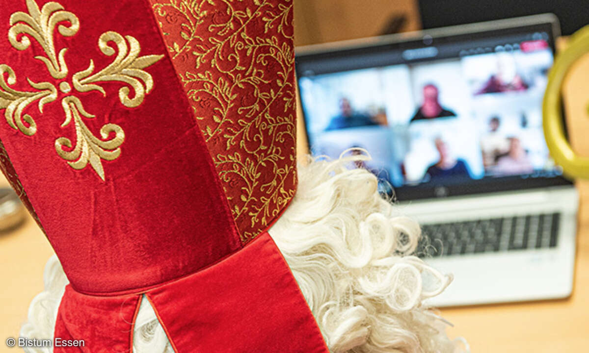 Im Bistum Essen kommt der Nikolaus per Zoom