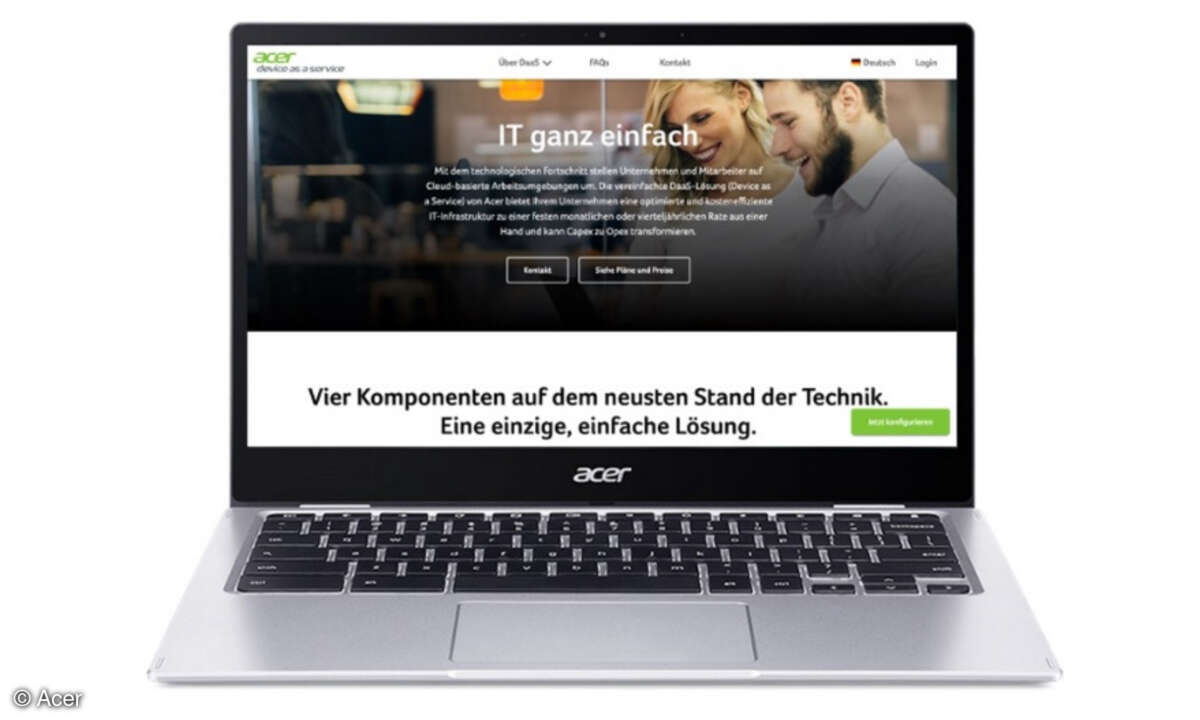 Acer bietete im ersten Step seine Chromebooks im Mietmodell an