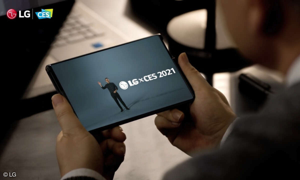 LGs innovatives Smartphone mit rollbarem Display