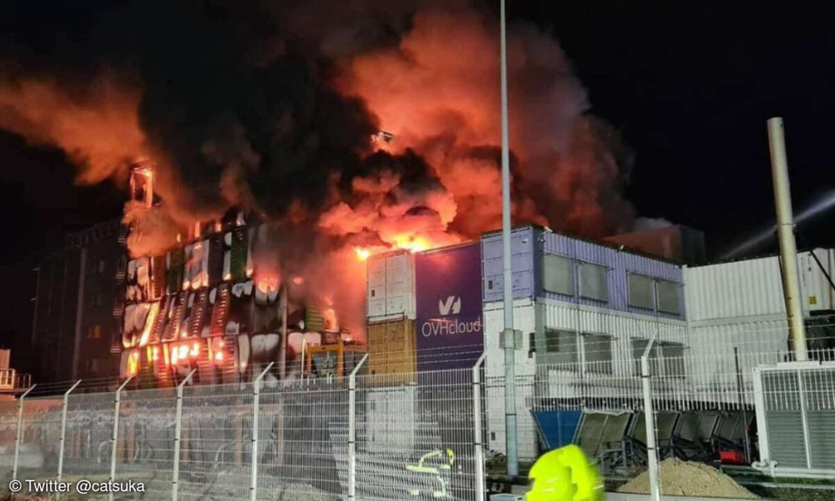 Großbrand bei OVH