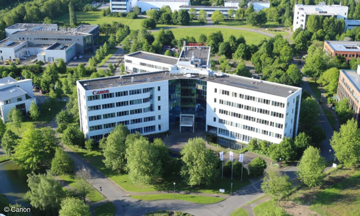 Das Headquarter von Canon Deutschland in Krefeld
