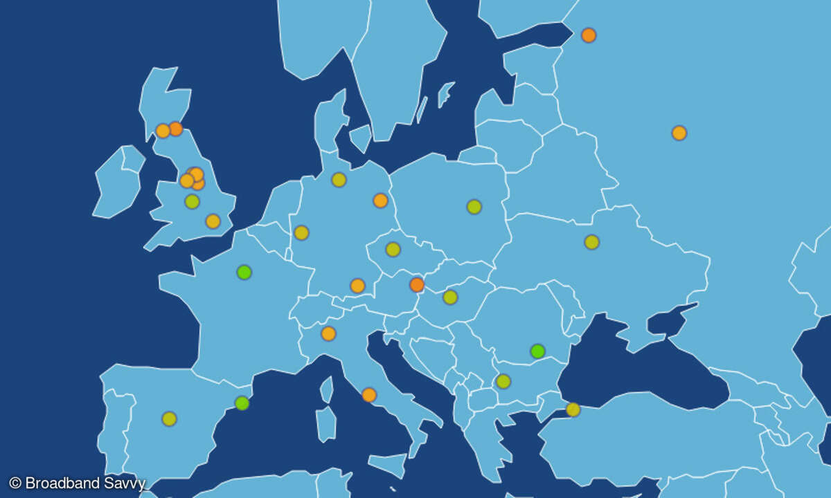 Europas Gaming-Städte