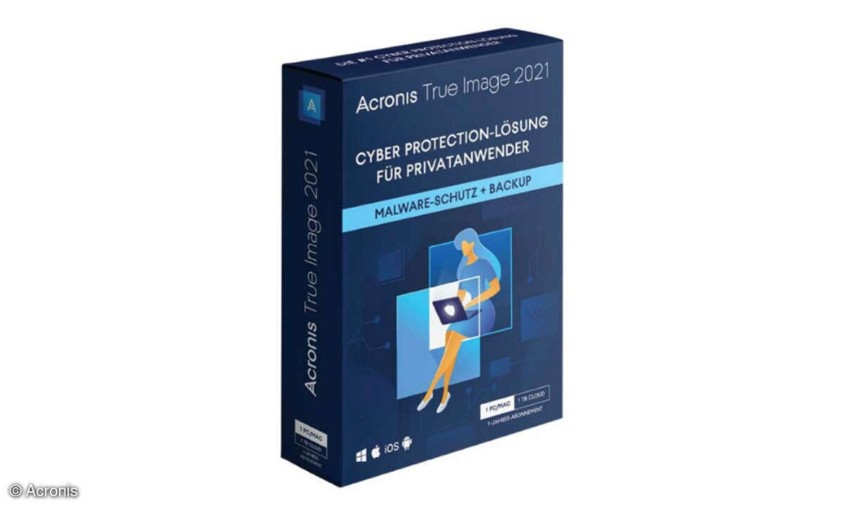 Die »True Image 2021«-Linie von Acronis kombiniert Backup-Funktionen und Antivirus / Antimalware Protection