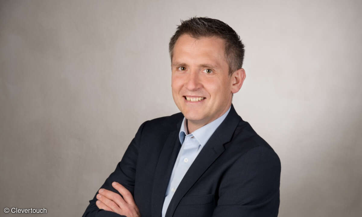 Frank Himmel, Sales & Technical Manager Clevertouch