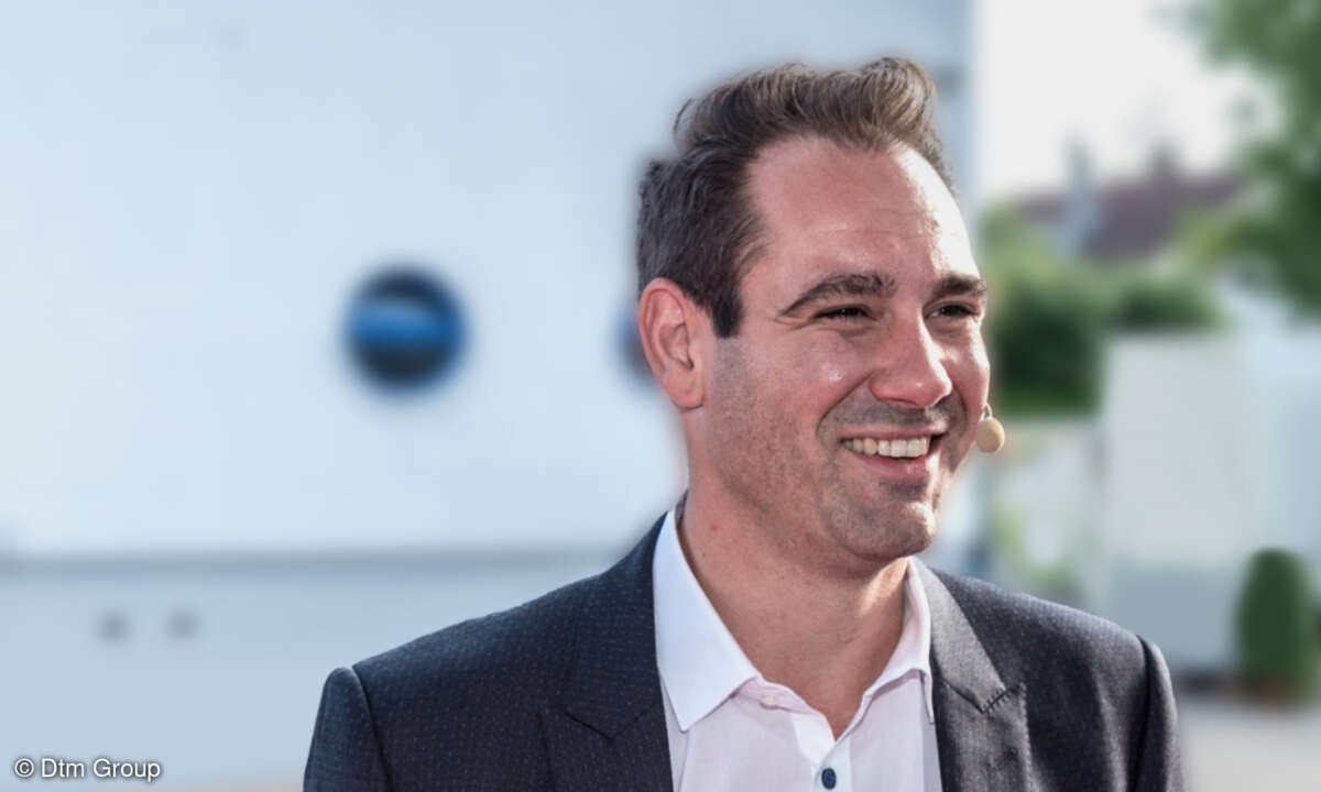 Jan Moll, Geschäftsführer der Dtm Group