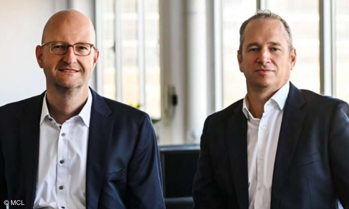 MCL-Geschäftsführer Alexander Wolff (rechts) mit CFO Markus Stotz