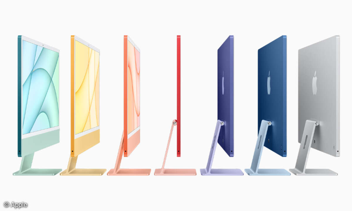 Der neue iMac als Reminiszenz an das Urmodell