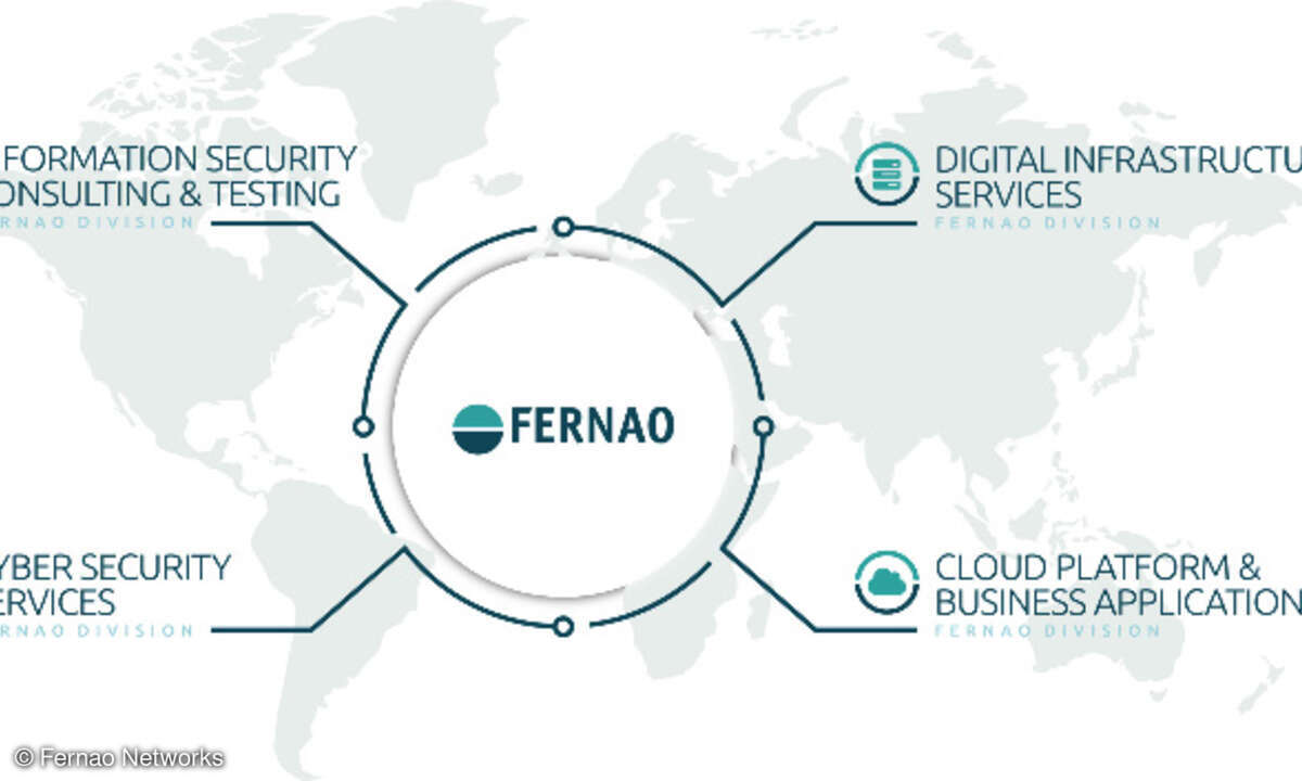 Fernao Networks teilt seine Geschäftsfelder in vier Bereiche ein.