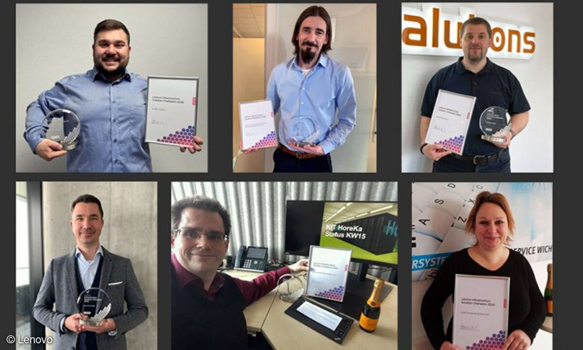 Die von Lenovo ausgezeichneten Lenovo Infrastructure Solution Champions 2020