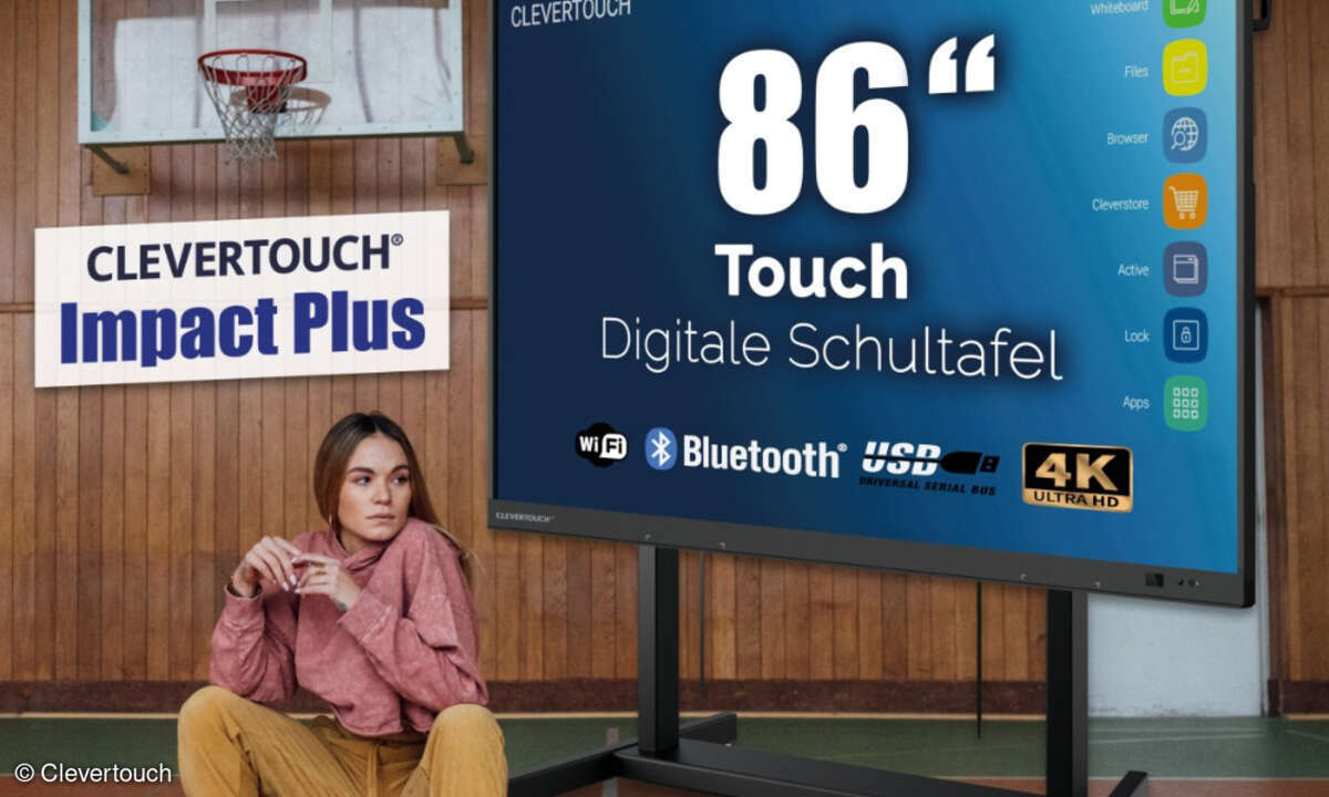 Clevertouch bietet seine digitale Schultafel auch im Mietmodell an