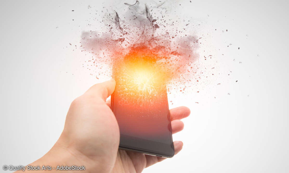 Heißes Smartphone