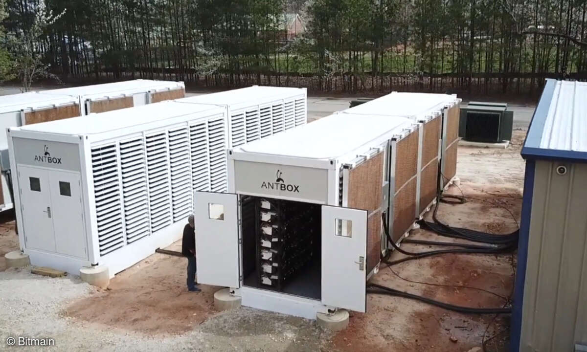 Bitmain Antbox: Mining-Farm im Container