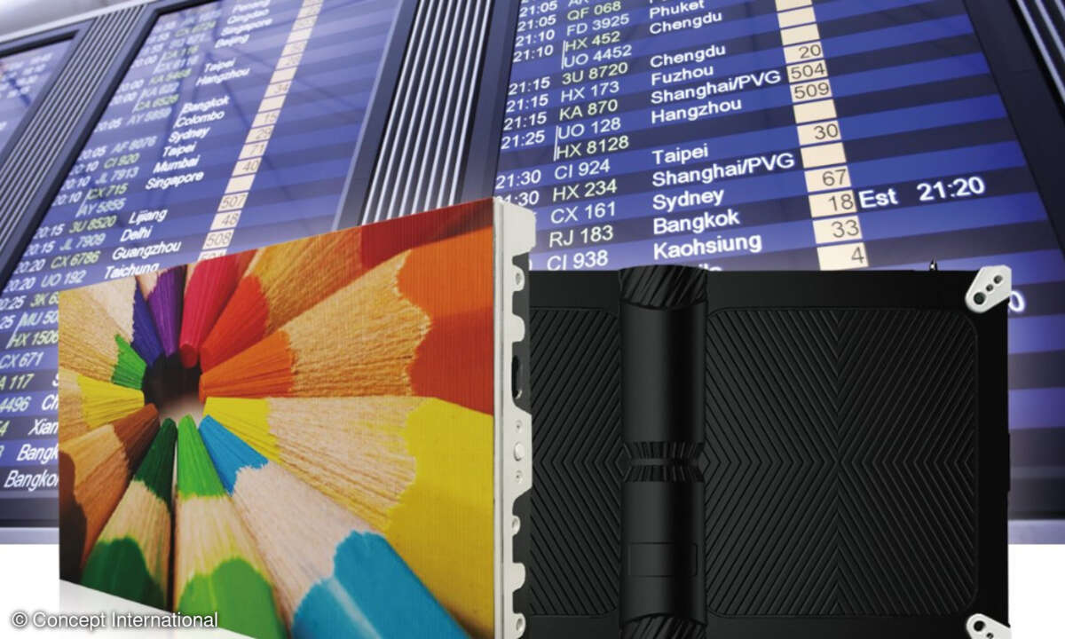 Großformatige LED-Wände basierend auf frt Technologie von Ledman gibt’s ab sofort bei Concept International