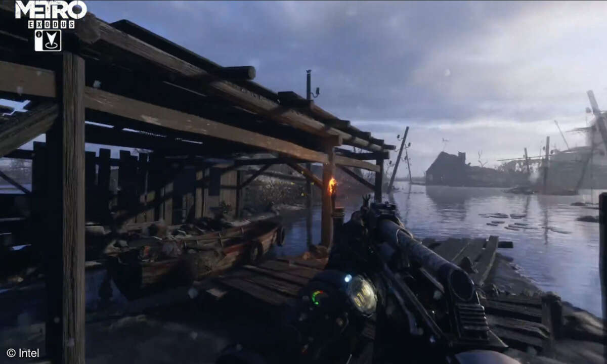 Metro Exodus mit Intel Alchemist GPU