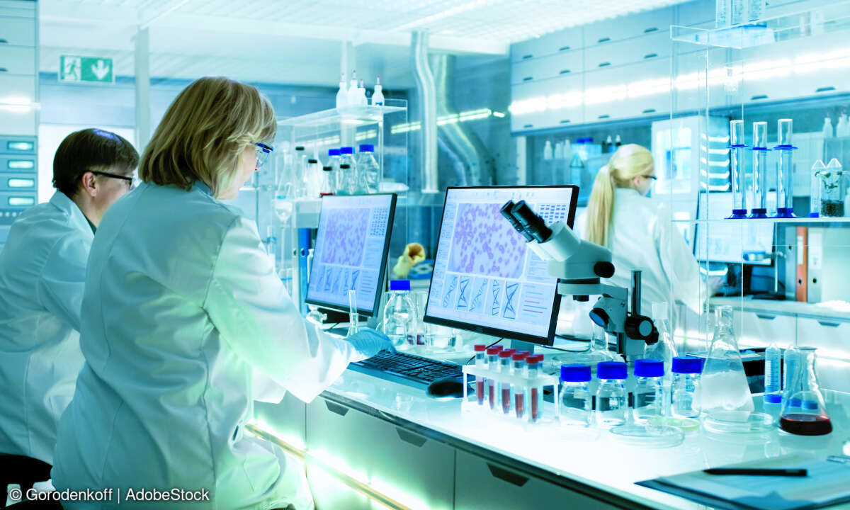 Krankenhaus Labor PC Displays