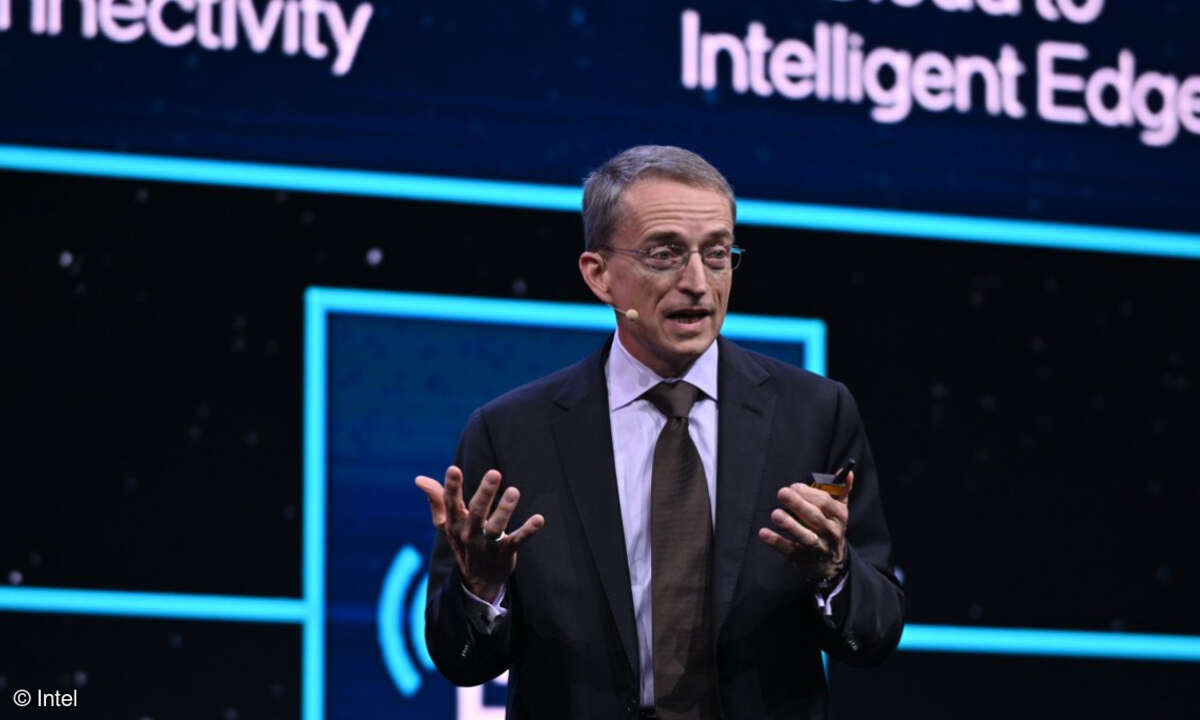 Intel-Chef  Pat Gelsinger im Spetember 2021 auf der Münchner IAA