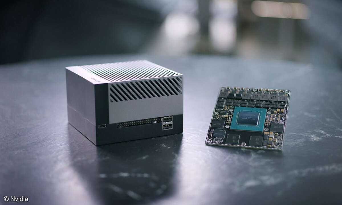 Nvidias bislang kleinster Supercomputer „Jetson AGX Orin“ (
