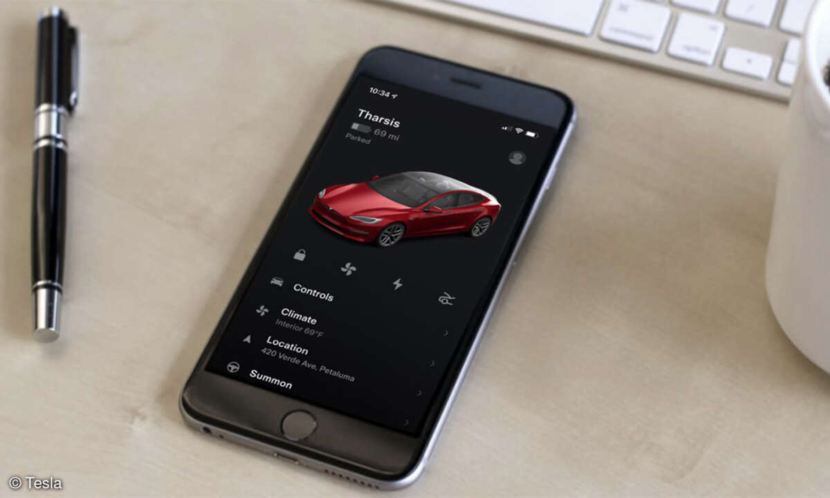 Tesla Phone Key