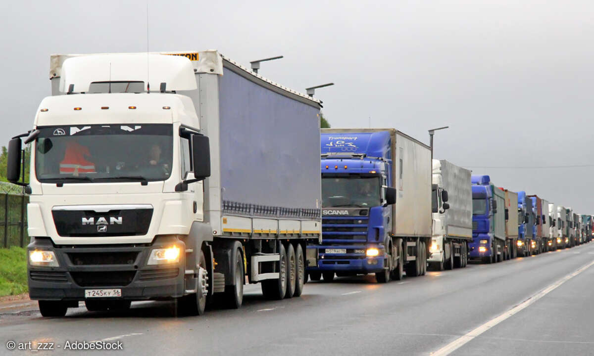 Polnische LKW-Polonaise