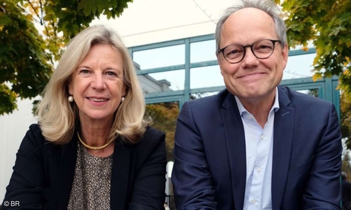 BR-Intendantin Katja Wildermuth und SWR-Intendant Kai Gniffke.