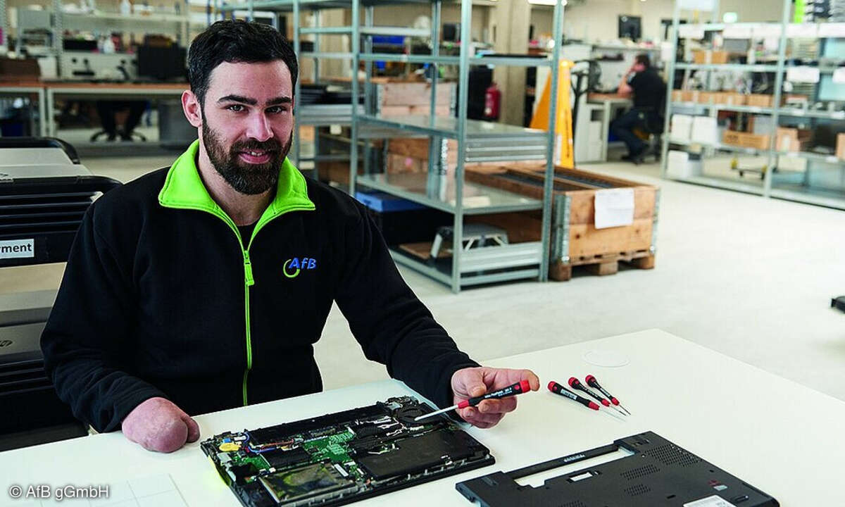 Gemeinnützig und hochprofessionell: Der inklusive IT-Dienstleister AfB ist bereits seit 2012 als Microsoft Authorized Refurbisher (MAR) zertifiziert.