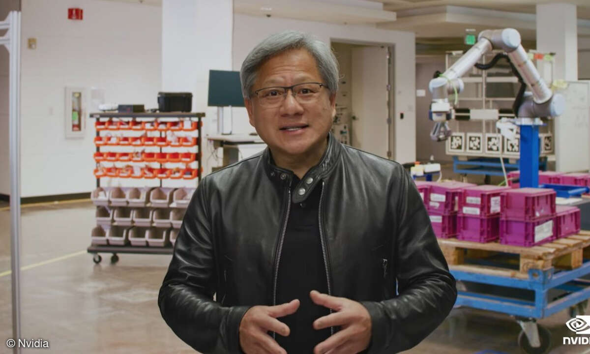 Nvidia-CEO Jensen Huang auf der GTC 2021