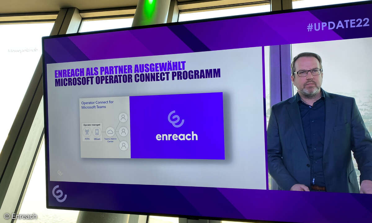 Enreach wird Teil von Microsoft Operator Connect – Voiceworks Geschäftsführer Christoph Wichmann berichtete über Neuheiten.