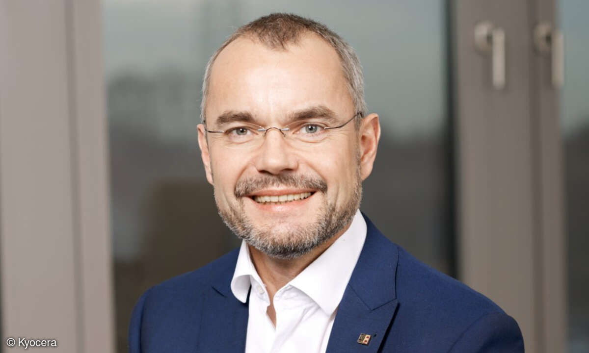 Bernd Rischer, Group Director Sales Kyocera