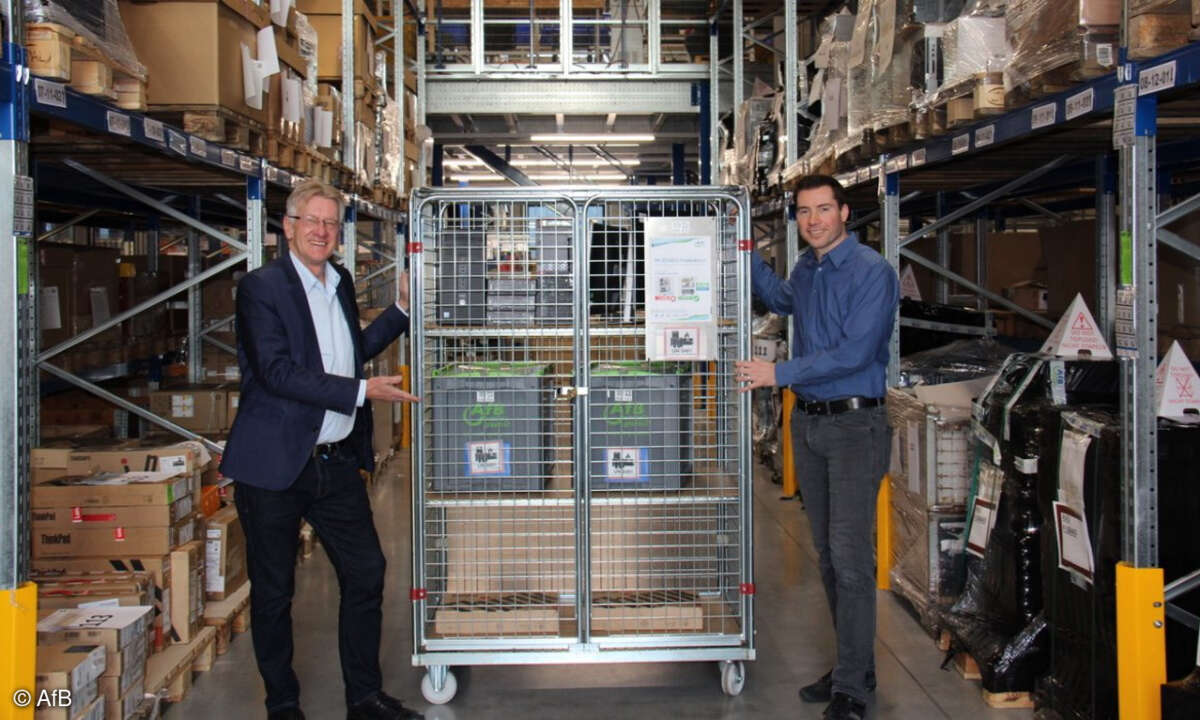 AfB-Gründer Paul Cvilak (links) und Daniel Büchle