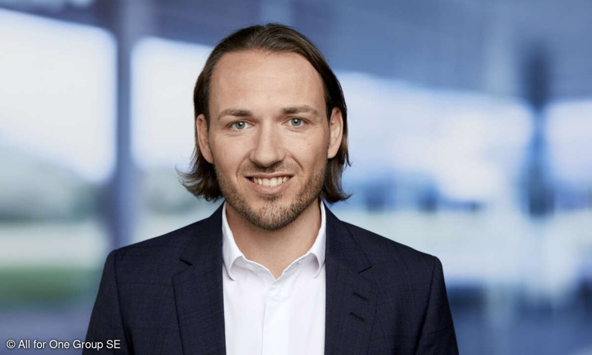 Michael Zitz, Vertriebsvorstand der All for One Group