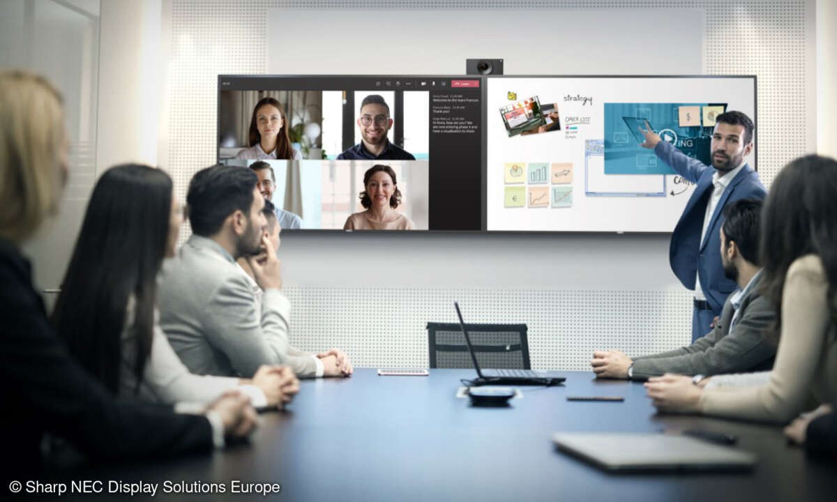 „NEC Dual-Collaboration Room System“
