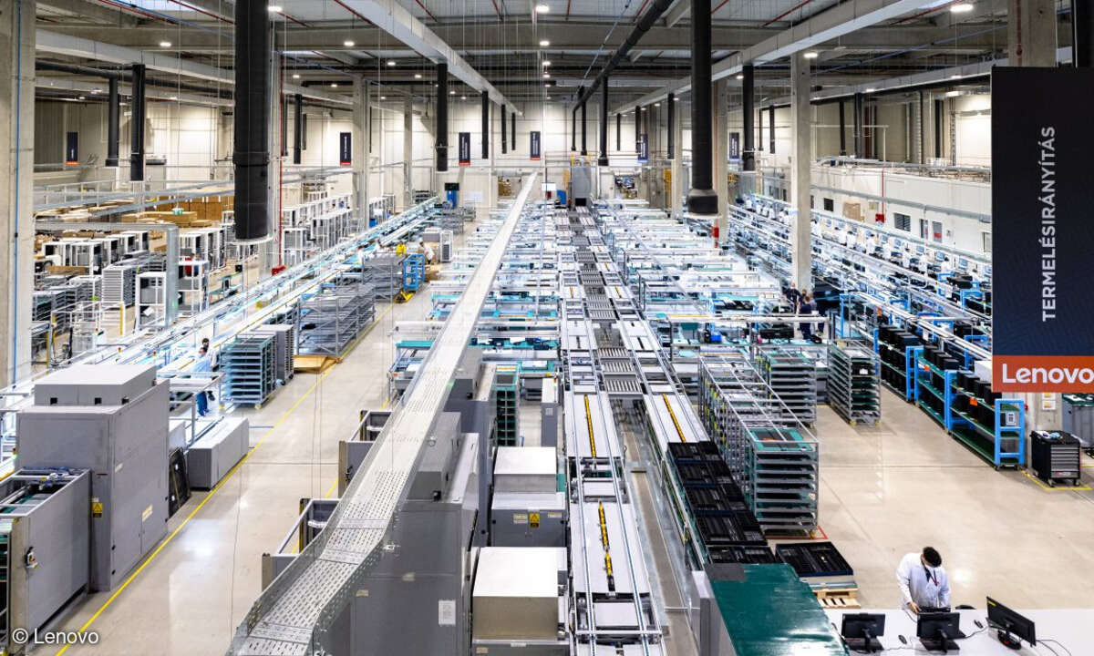 Lenovo-Produktion in Ullo, Ungarn