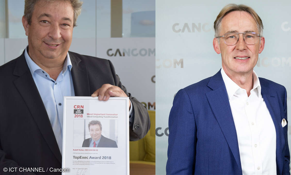 Rudolf Hotter und Rüdiger Rath von Cancom