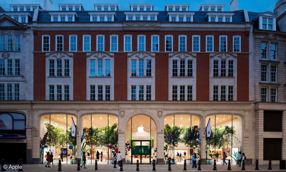 Apples neueröffneter Store in Londons Brompton Road